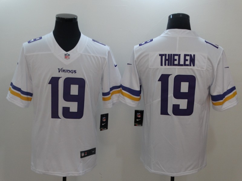 Men Minnesota Vikings 19 Thielen White Nike Vapor Untouchable Limited NFL Jerseys